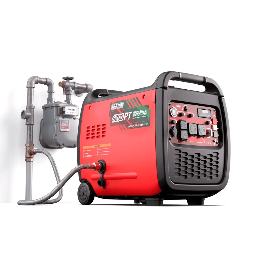 ERAYAK 6800PT 6800W Tri-Fuel 120V/240V Inverter Generator