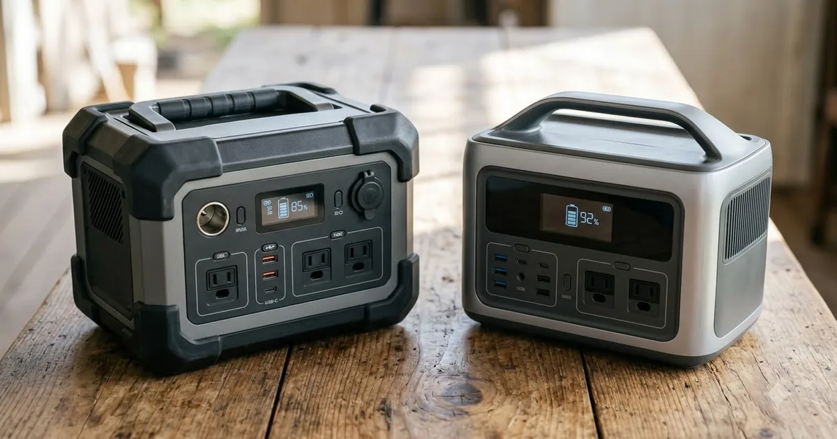 LiFePO4 vs Lithium-Ion Power Stations: What Is the Difference?